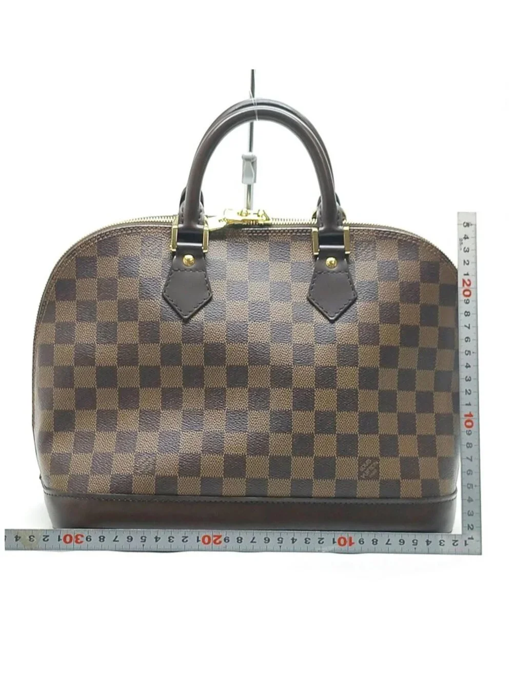 Authentic Louis Vuitton Alma Damier Ebene Handbag
